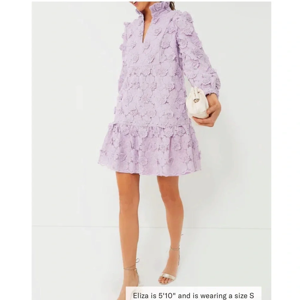 TUCKERNUCK Lilac Lace Palmerston Dress NEW